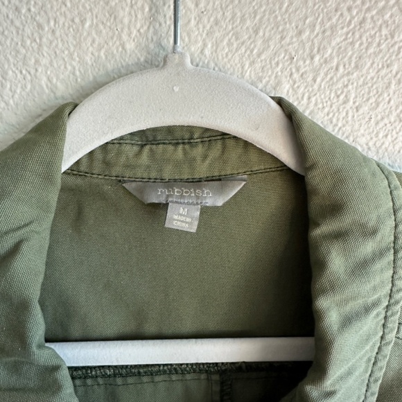 Rubbish Army Jacket Green Women‎ Size M Cargo Military Pockets - Picture 11 of 12